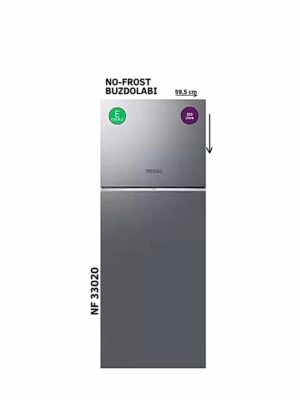 Regal NF 33020 SİLVER BUZDOLABI NO-FROST